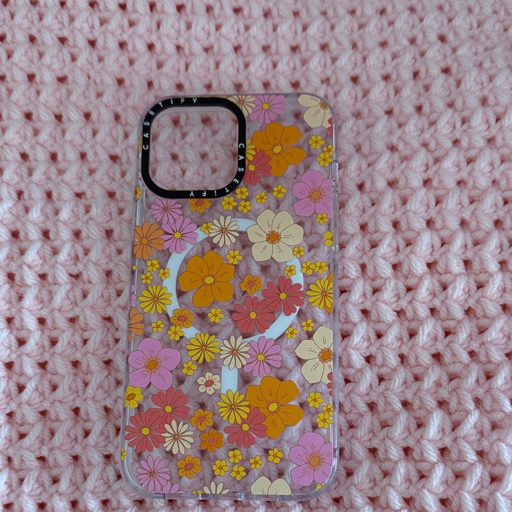 Boho flower casetify case for iPhone 13 Pro Max